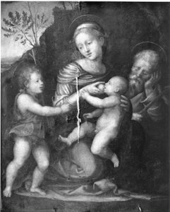 Sacra Famiglia con San Giovanni da Fra Bartolomeo